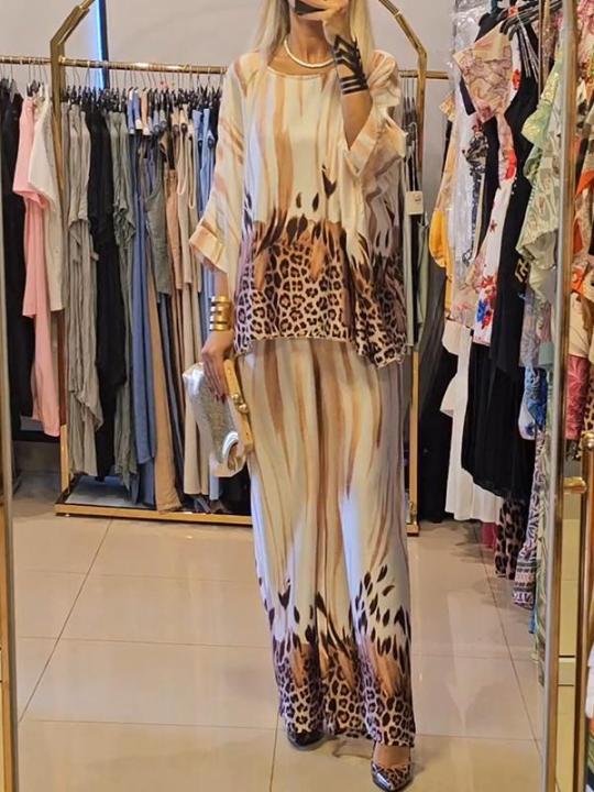 Women Printed Two-pieces Set