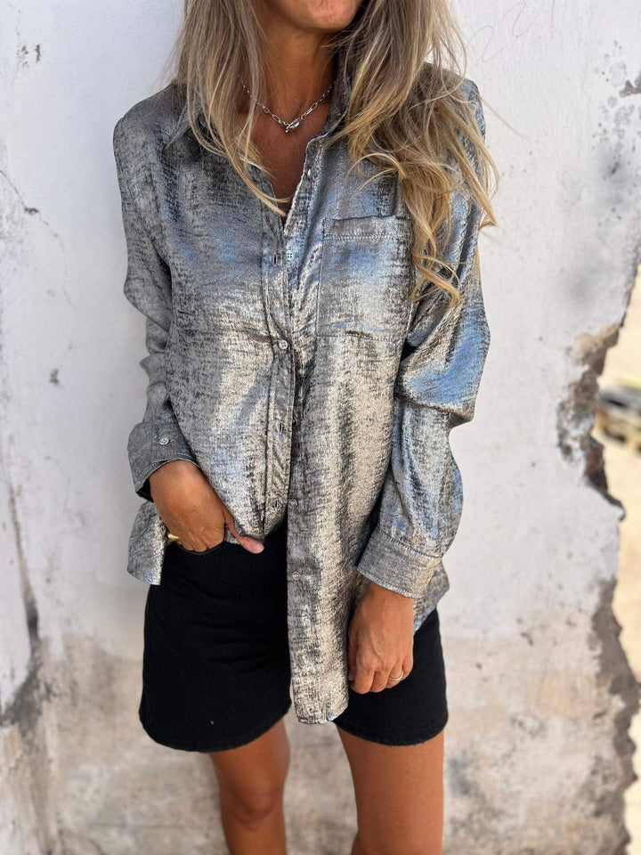 Casual Suede Fashionable Lapel Shirt (Buy 3 Free Shipping)