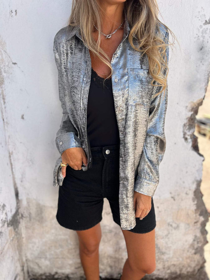 Casual Suede Fashionable Lapel Shirt (Buy 3 Free Shipping)