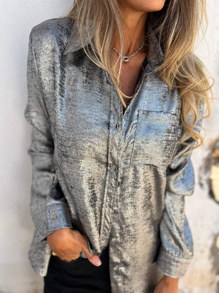 Casual Suede Fashionable Lapel Shirt (Buy 3 Free Shipping)