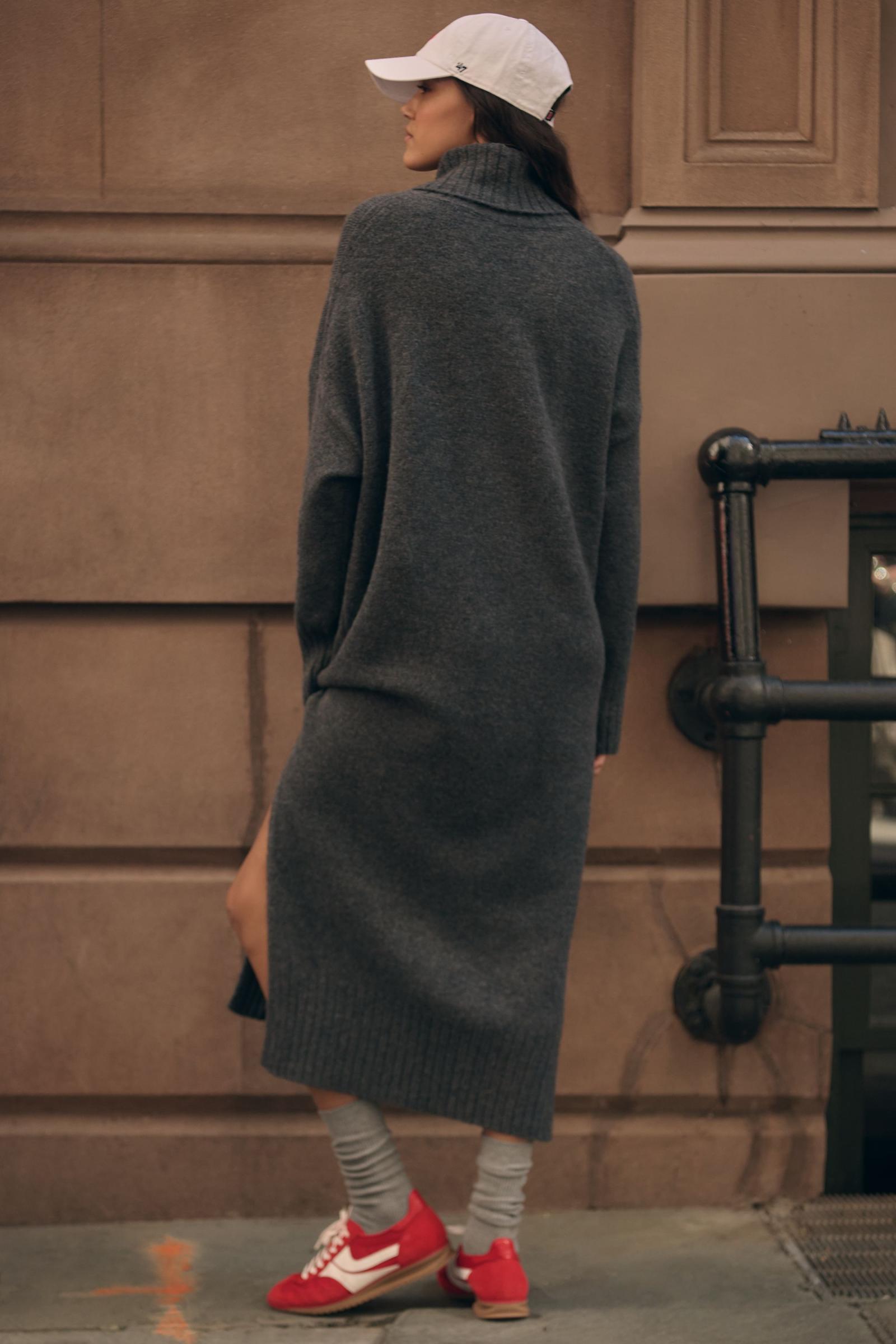 Sweater Midi Dress: Turtleneck Edition