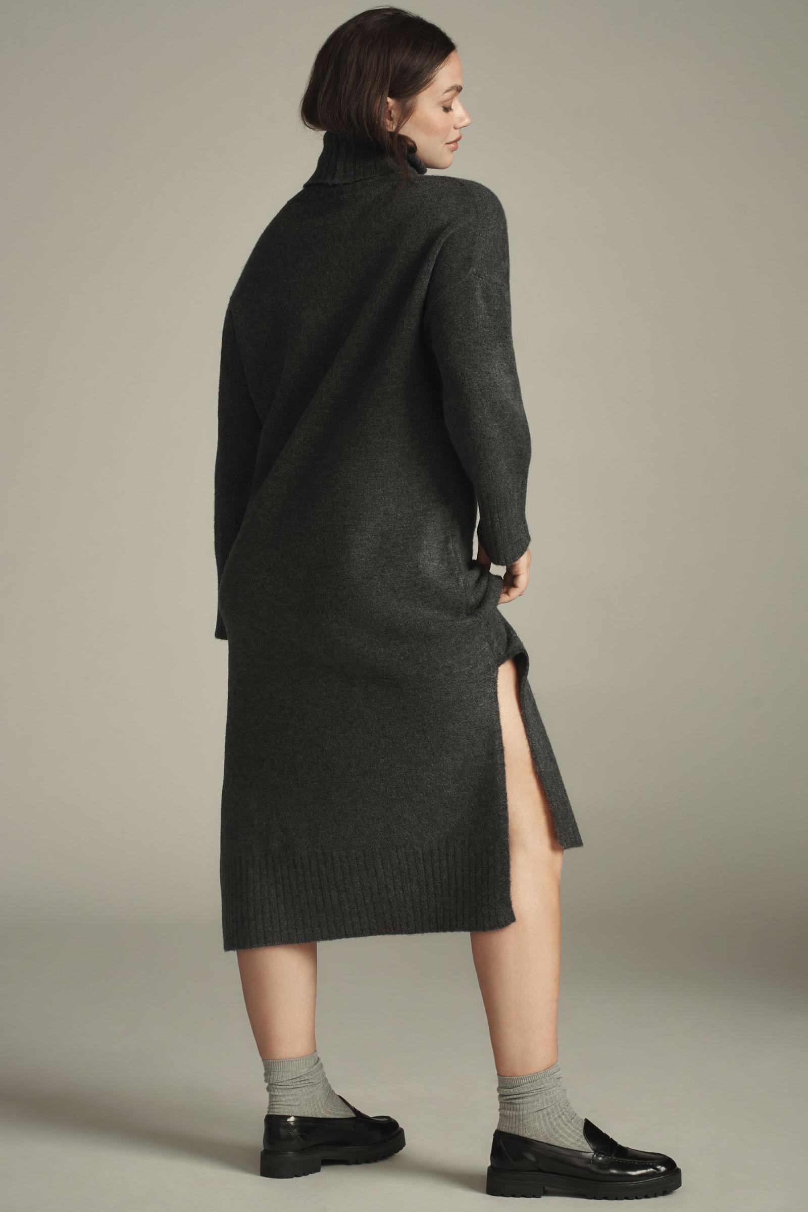 Sweater Midi Dress: Turtleneck Edition
