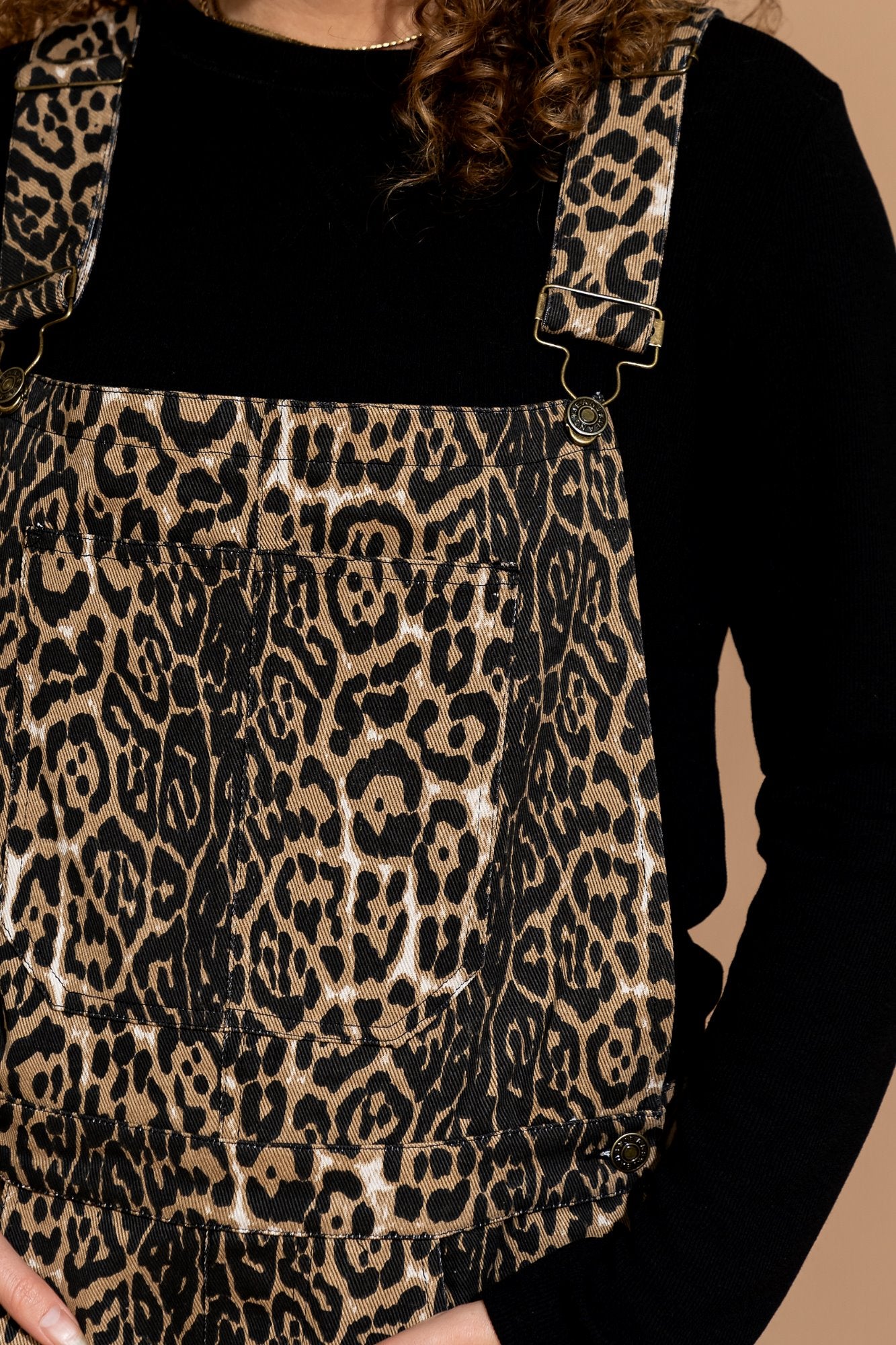 Overalls Loose Casual Leopard Jumpsuits