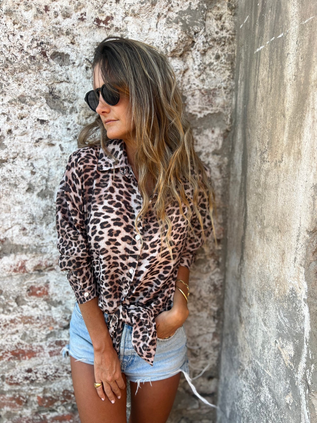 Women's Leopard Print Shirt