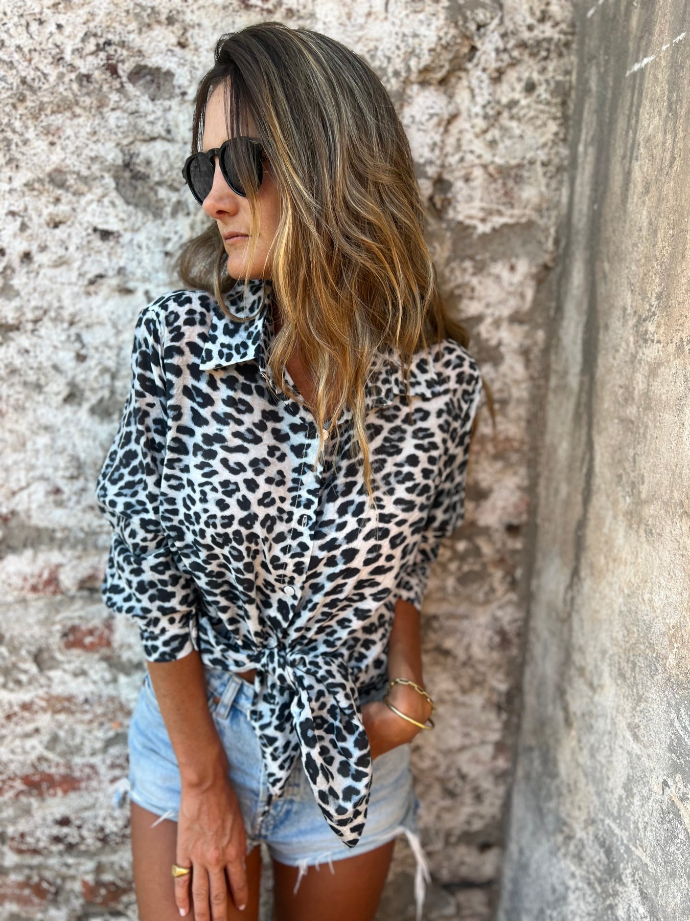 Women's Leopard Print Shirt