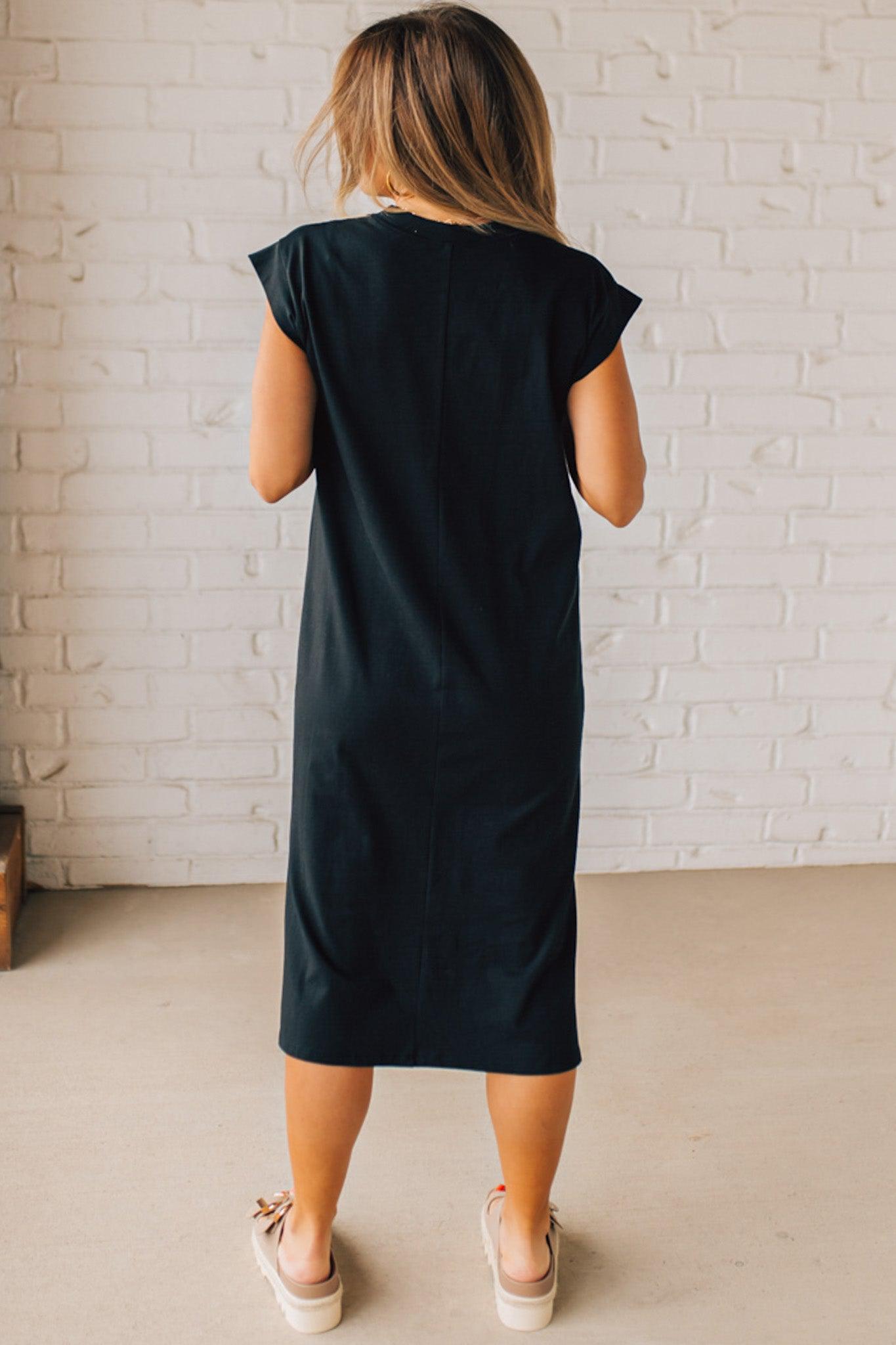 NEW🔥WOMEN'S CASUAL SHORT SLEEVE T SHIRT DRESS BASIC DRESSES