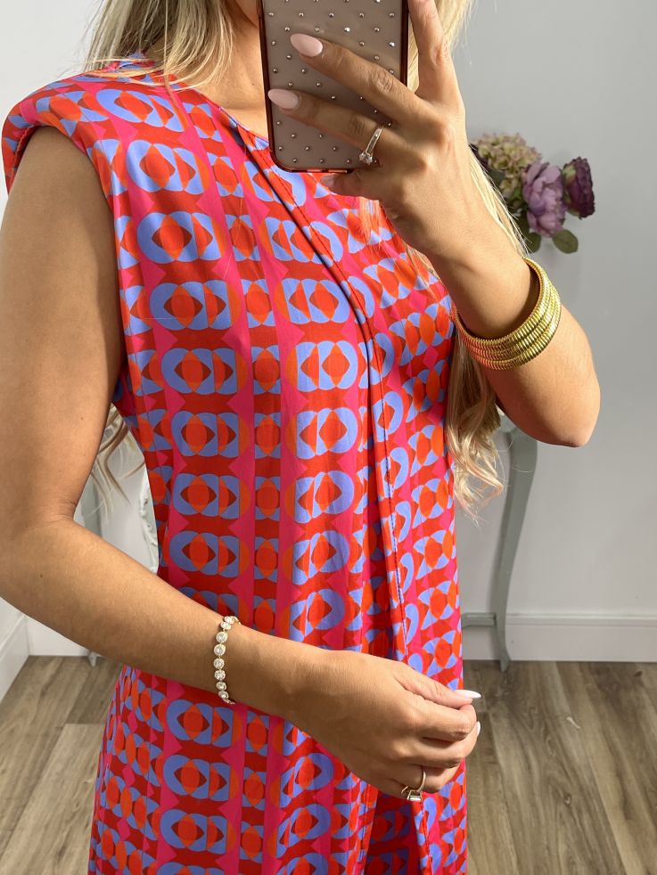 New Arrival Abstract Printed Comfy Suit For Women