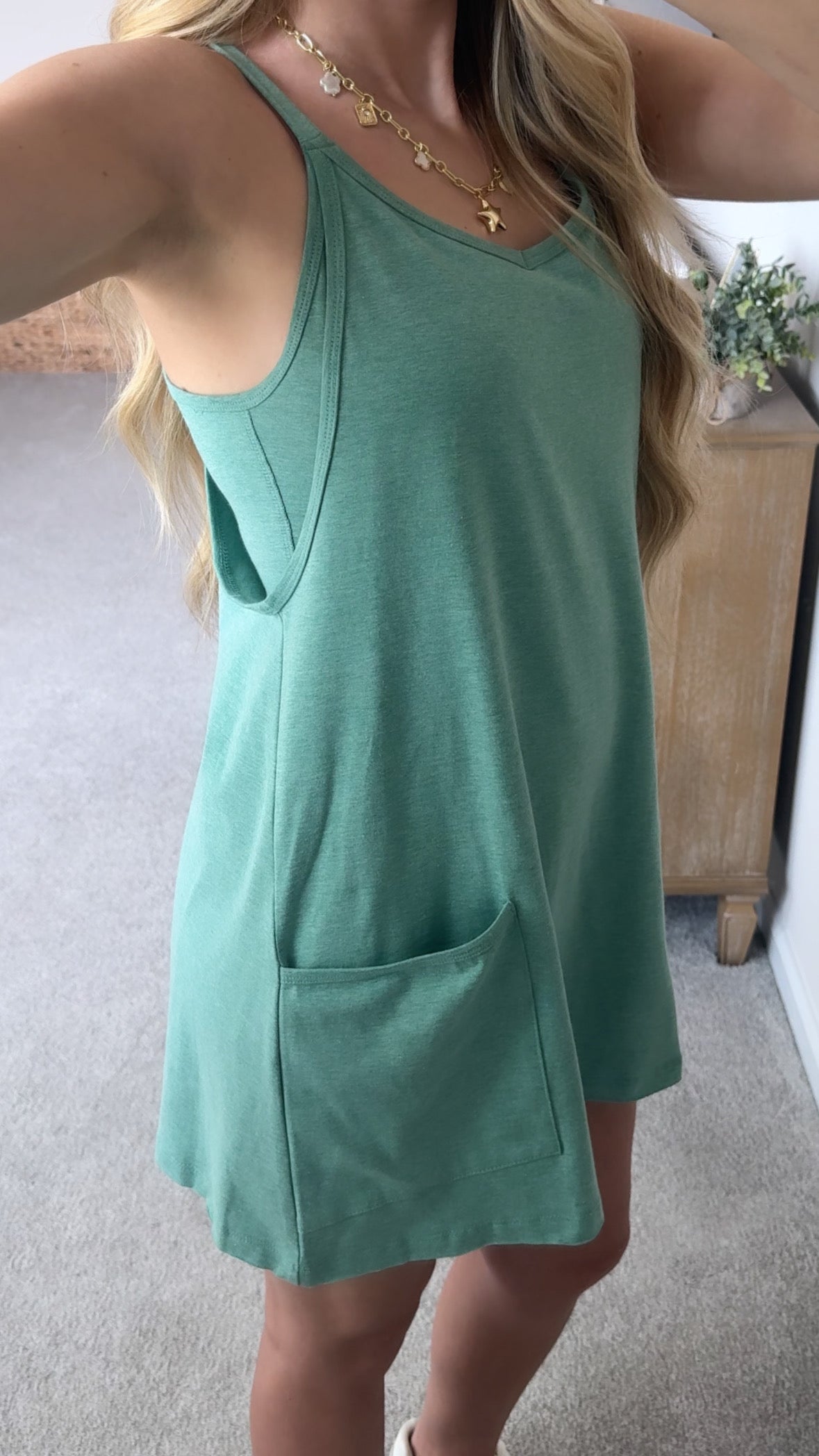 Suspender Romper Dress