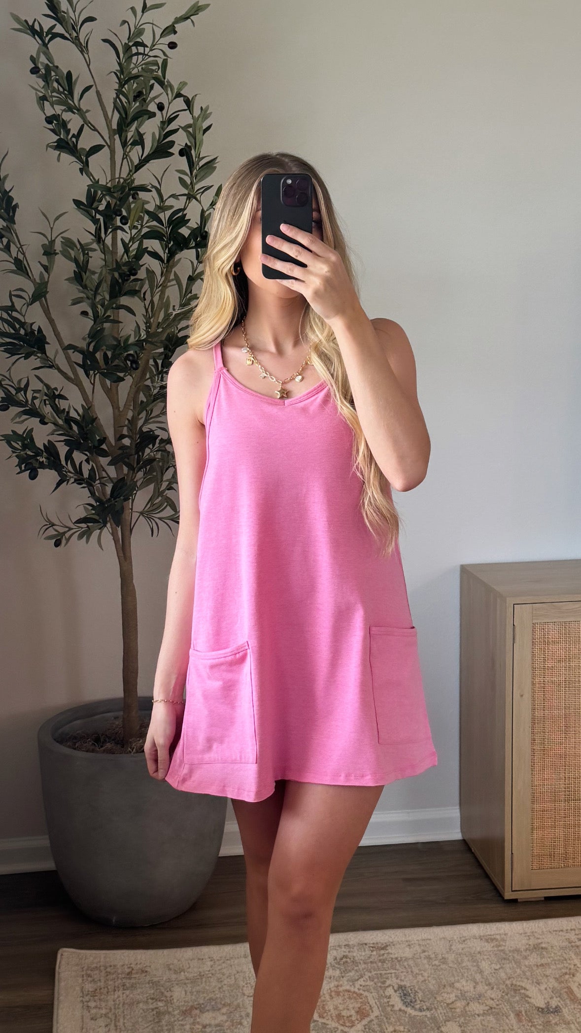 Suspender Romper Dress