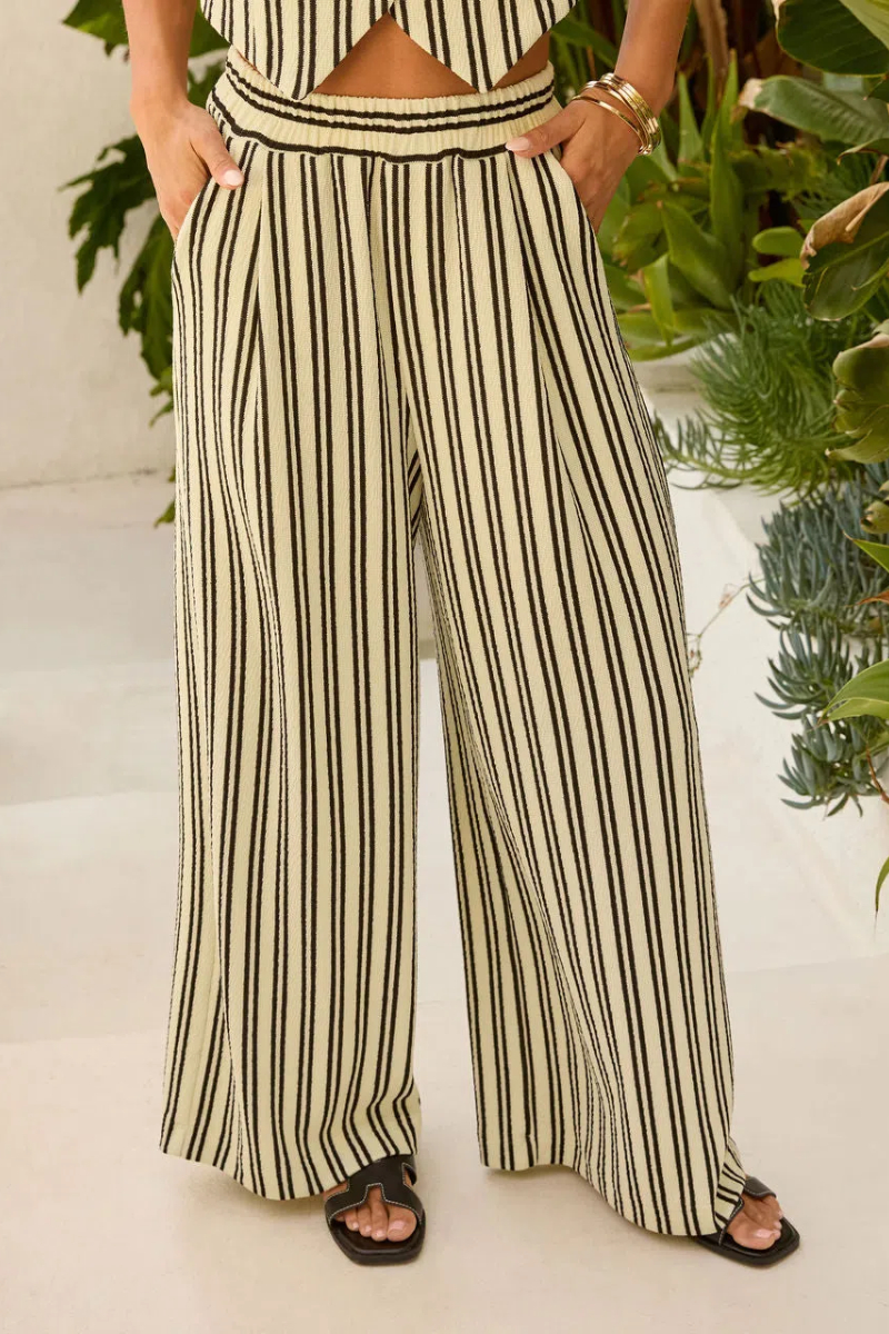 Sabine Striped Vest Top & Pants Set