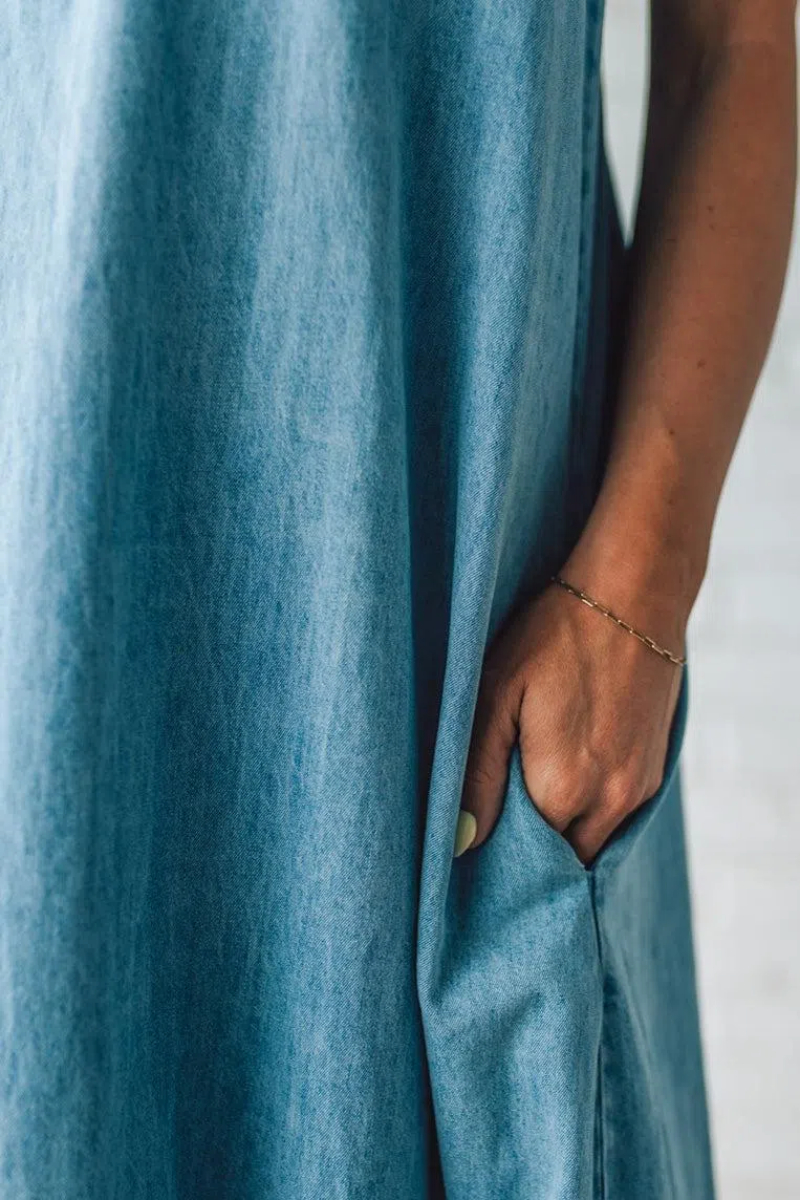 Chambray Maxi Dress