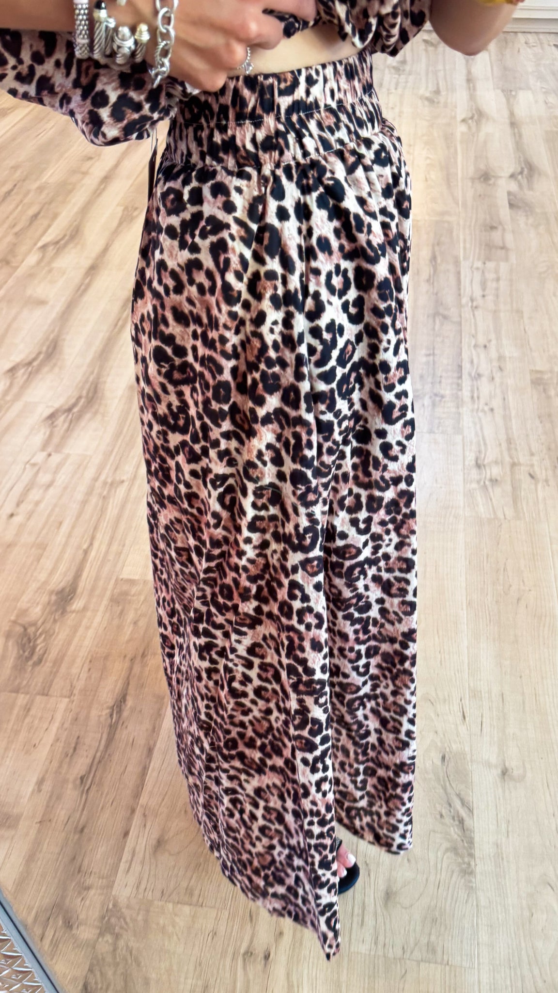 Leopard Bubble Skirt Set