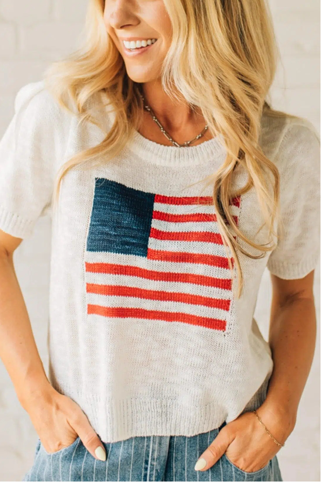 Americana Boyfriend Sweater Tee