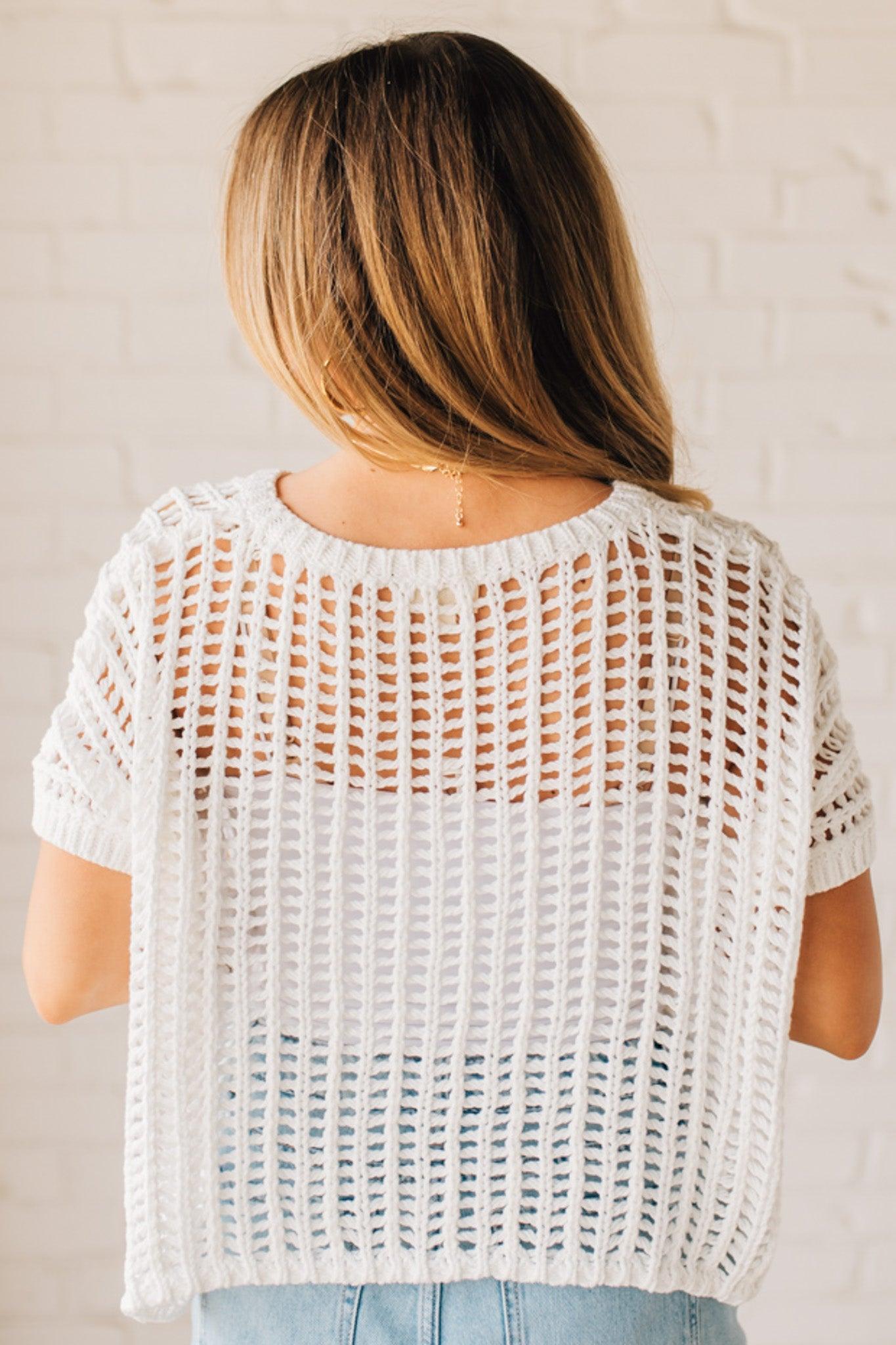 Netted Crochet Top