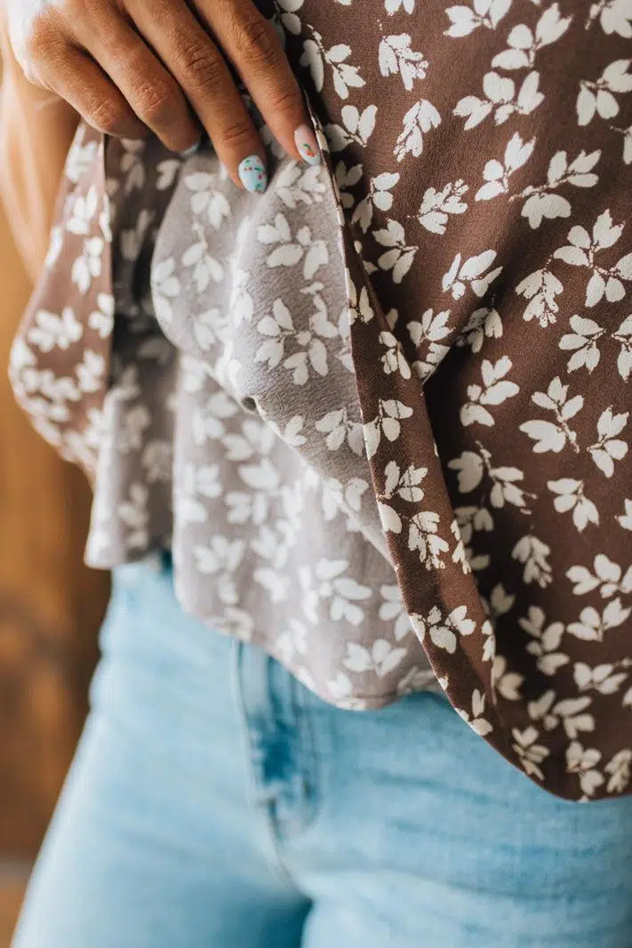 Squared Flowy Floral Tank