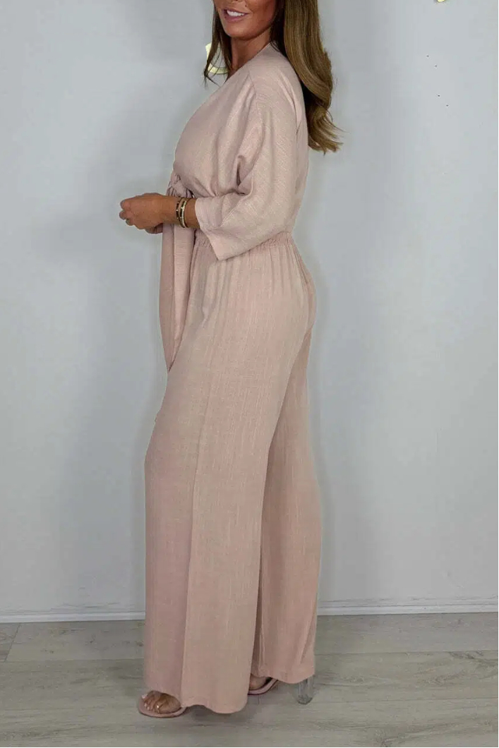 Tie Front Top & Trouser Co-Ord