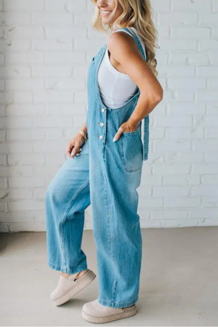 Jojo Knot Strap Overalls