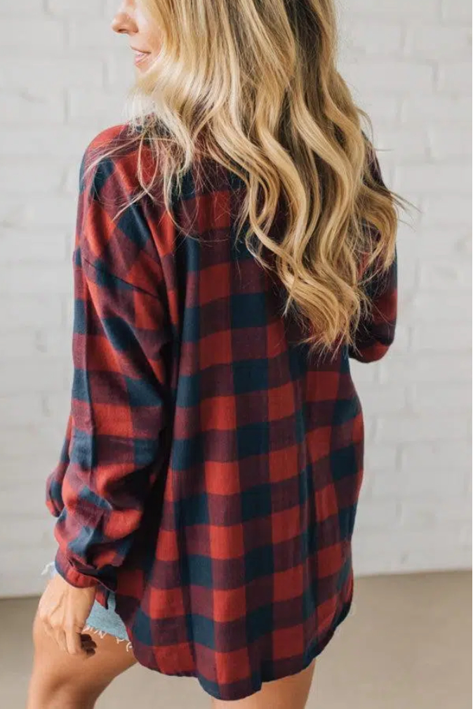 Buffalo Check Boyfriend Flannel