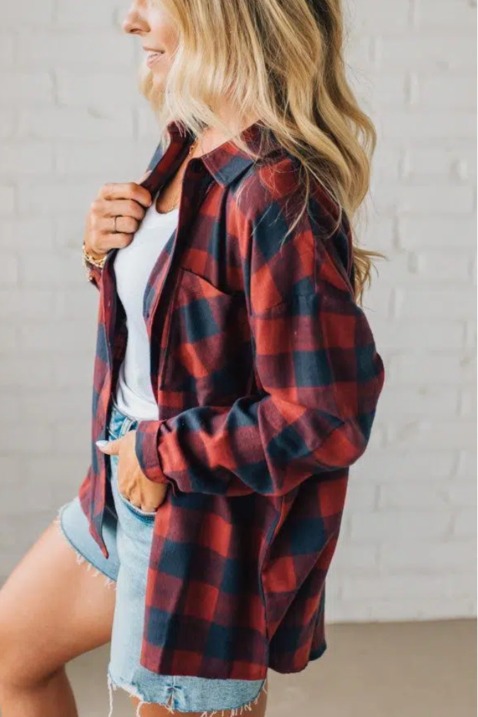 Buffalo Check Boyfriend Flannel