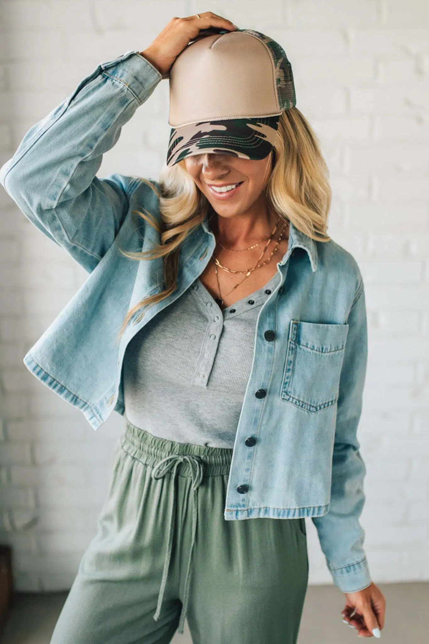 Rita Boxy Fit Denim Shacket