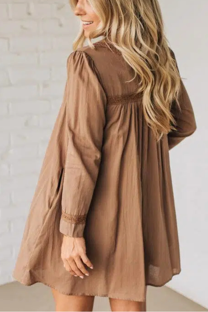 Sandy Collared Shirt Dress