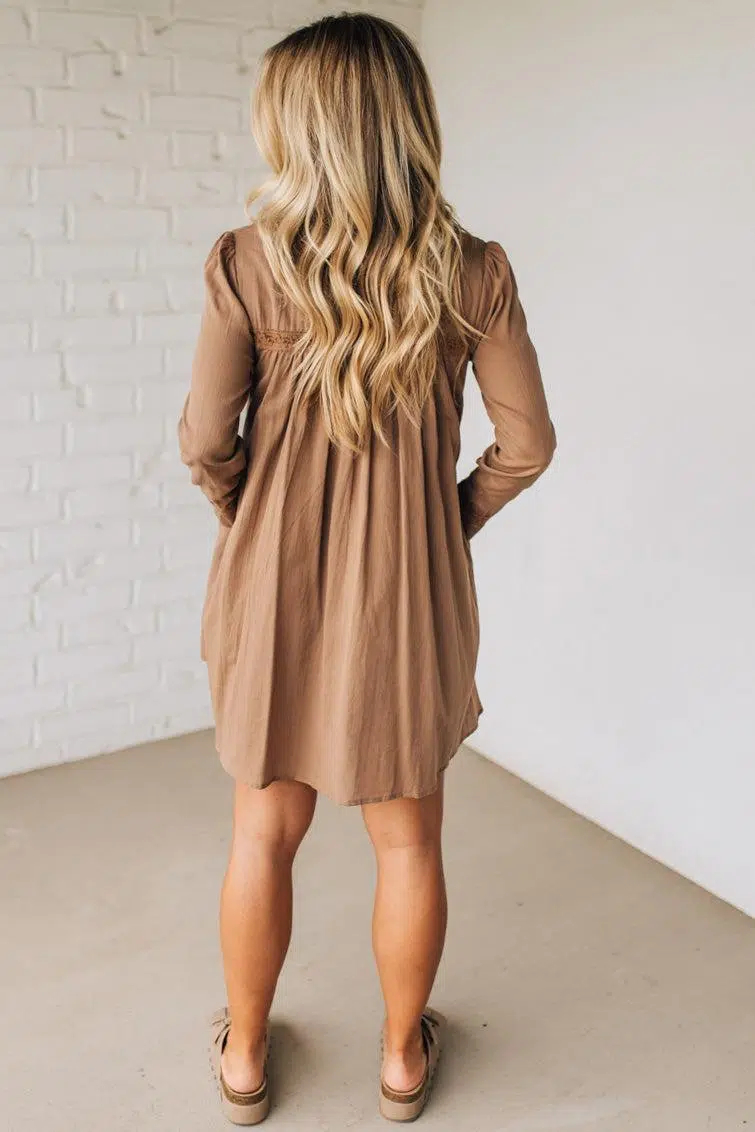 Sandy Collared Shirt Dress