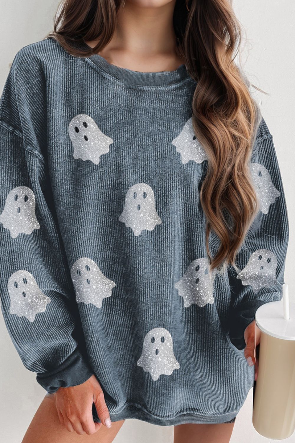 Glitter Ghost Sweatshirt