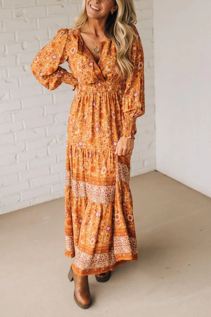 Raychel Printed Maxi Dress