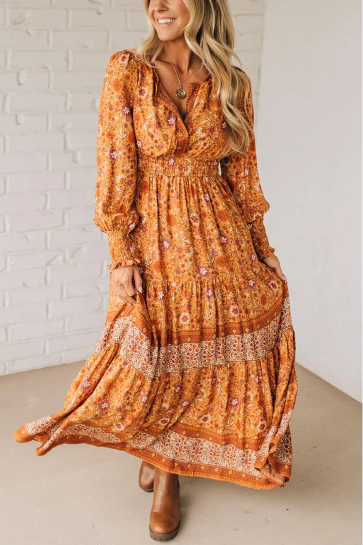 Raychel Printed Maxi Dress