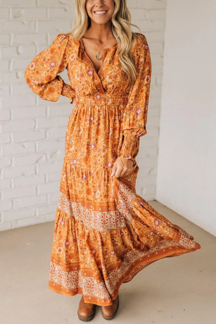 Raychel Printed Maxi Dress