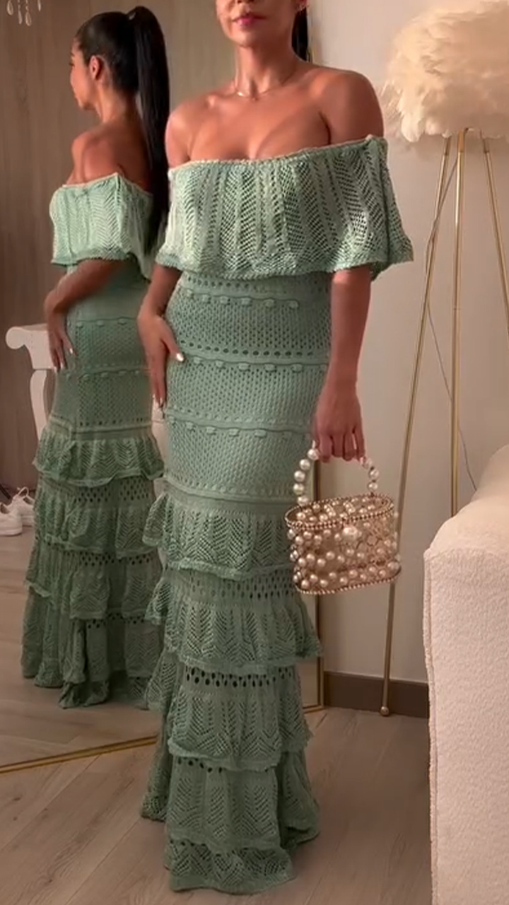 Women's Off-the-shoulder Elegant Cutout Dress