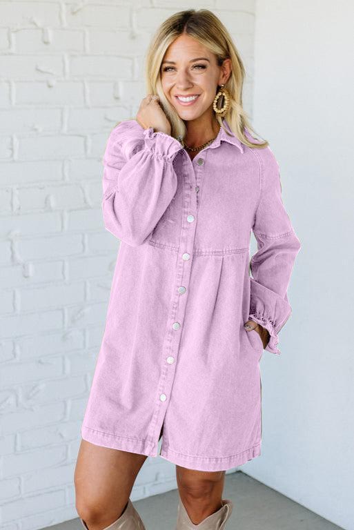 Sara Denim Shirt Dress