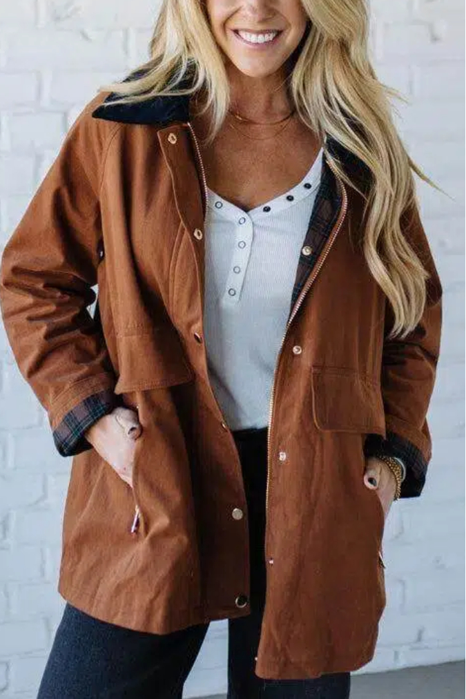 Corduroy Collar Barn Jacket