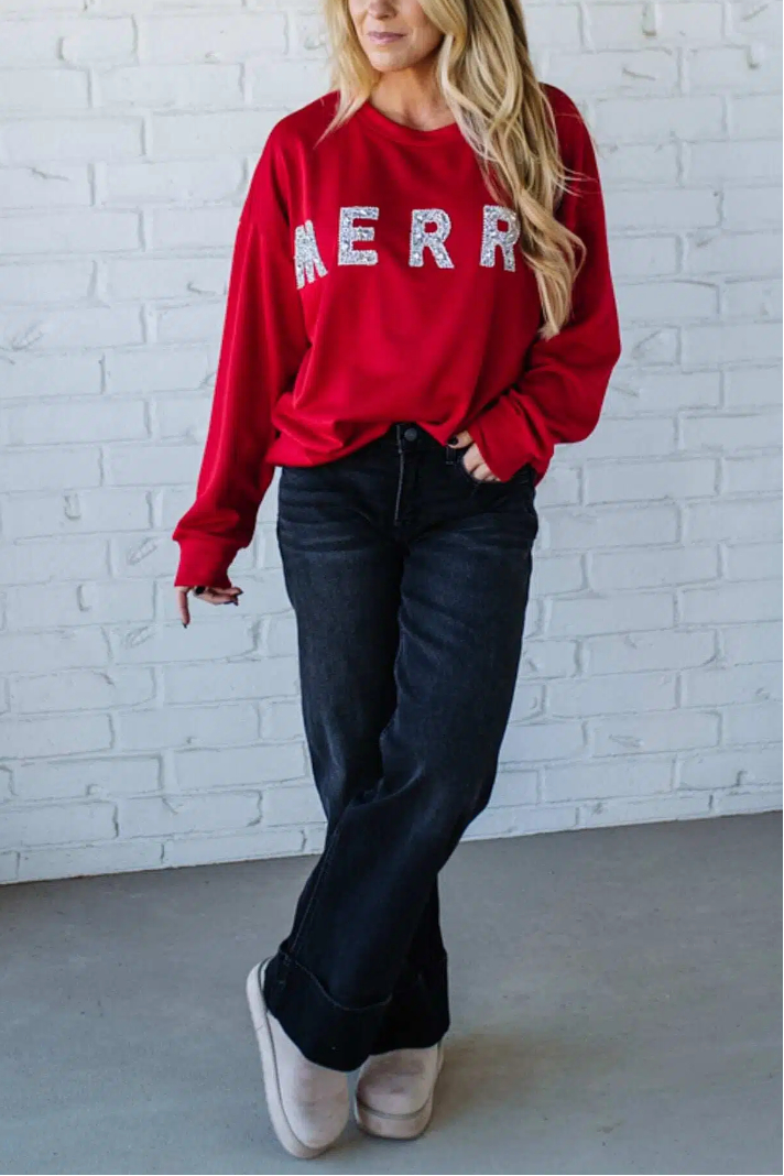 Crystal Merry Pullover