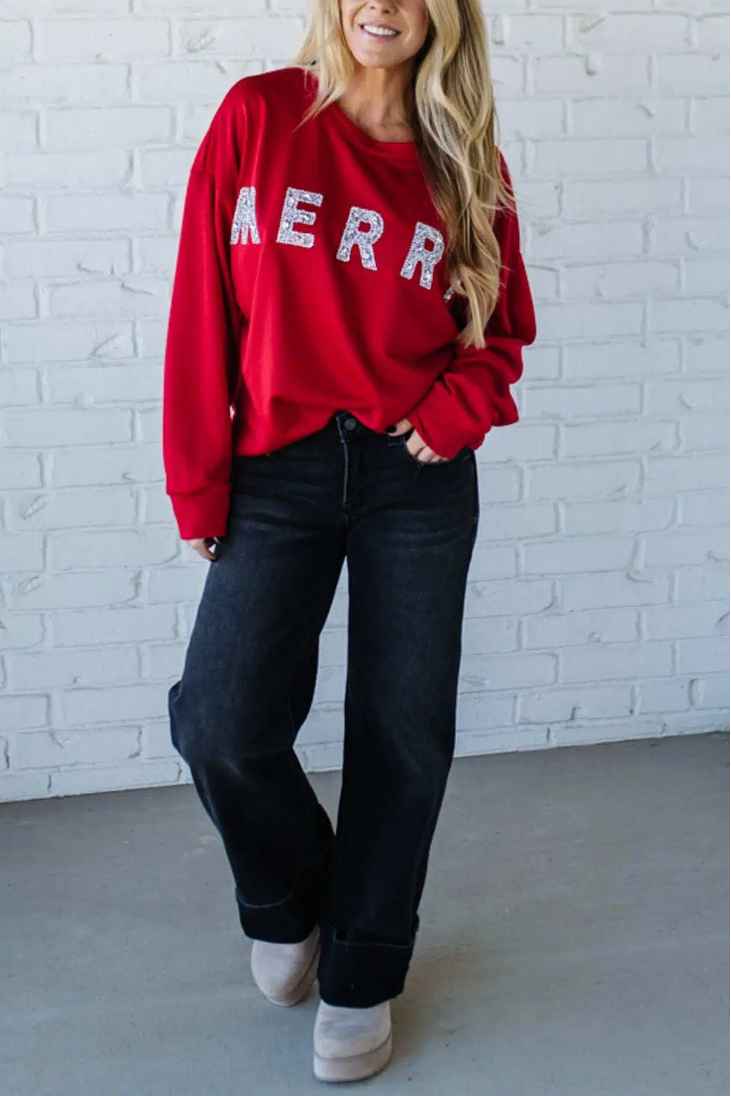 Crystal Merry Pullover