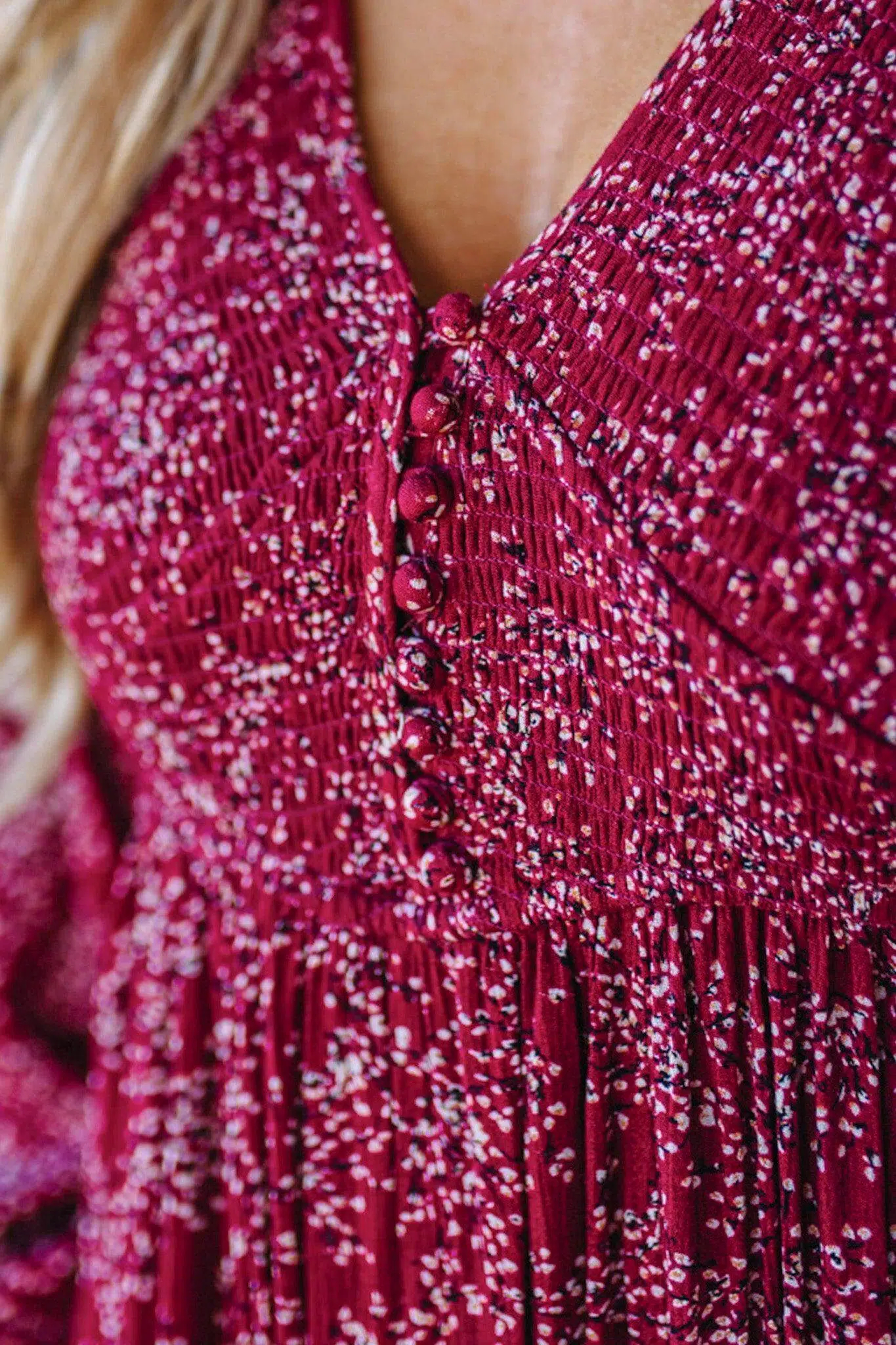 Winter Berry Maxi Dress