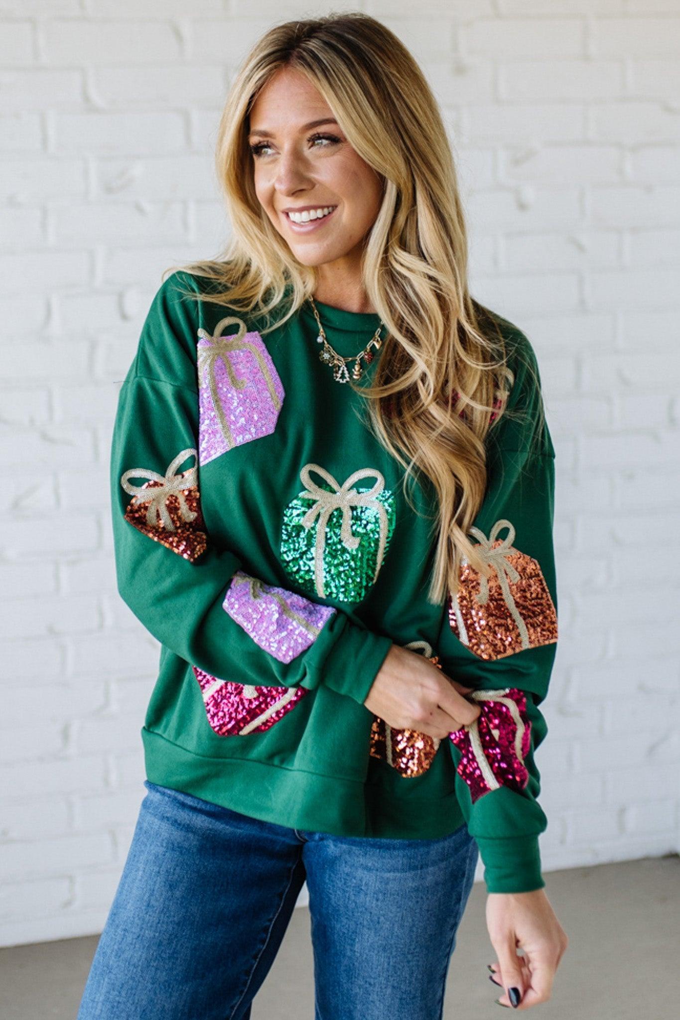 Sparkled Gifts Pullover
