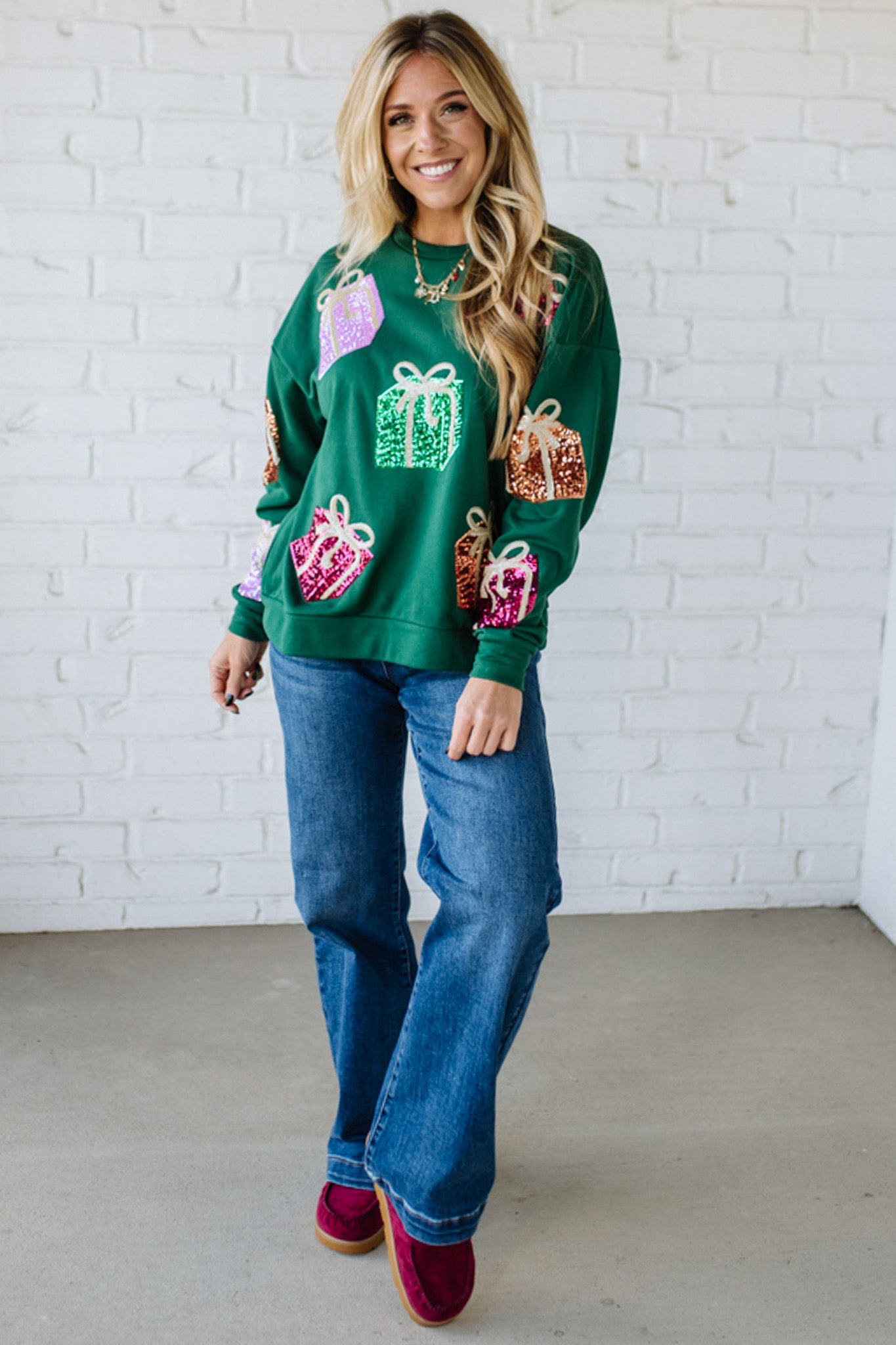Sparkled Gifts Pullover