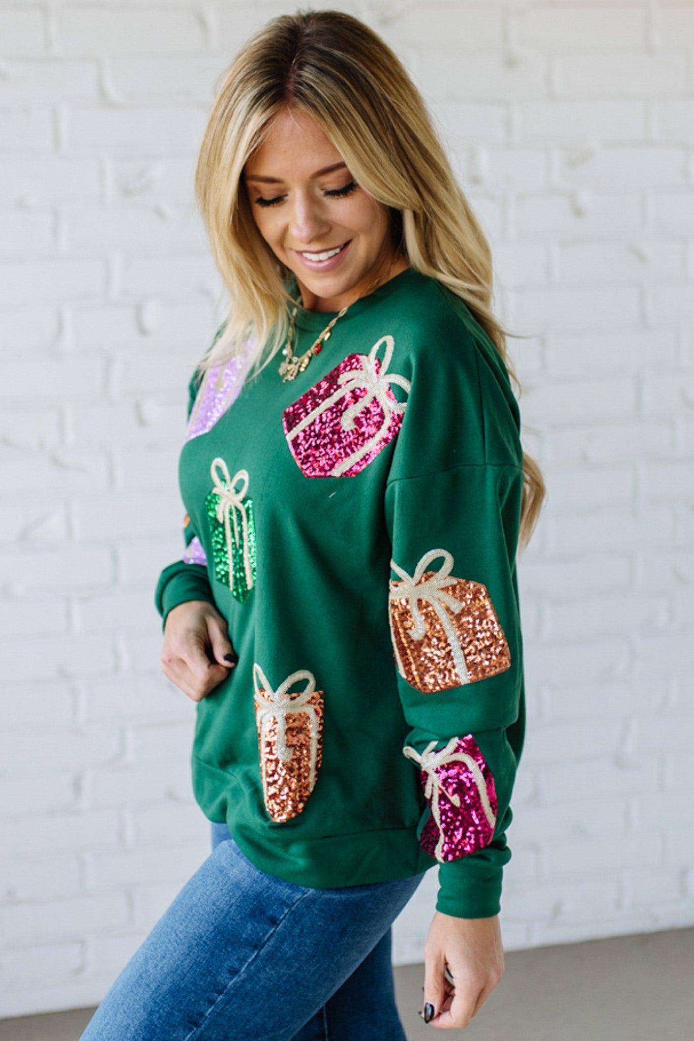 Sparkled Gifts Pullover