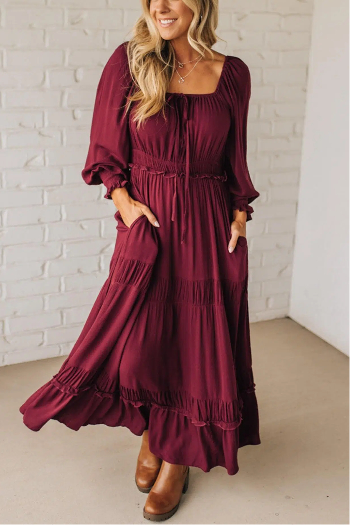 Madison Tiered Maxi Dress