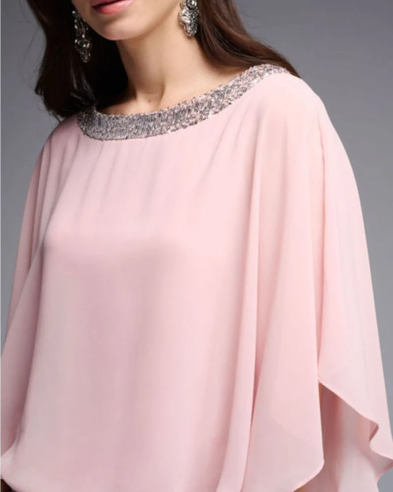 Elegant, Loose-Fitting Two-Piece Set