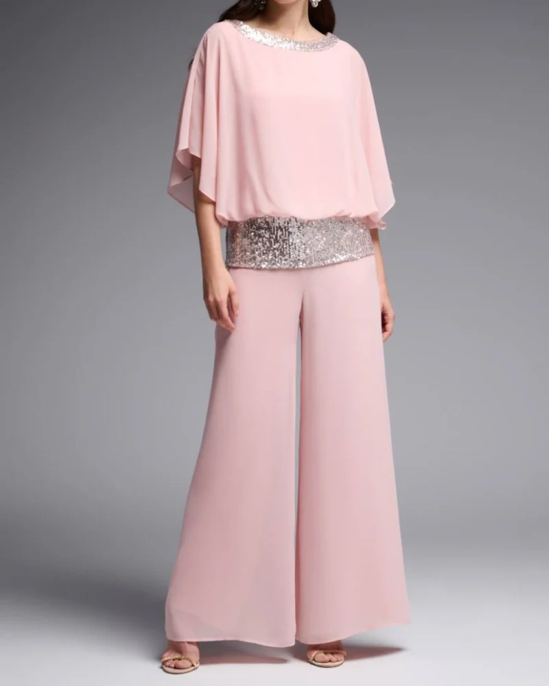 Elegant, Loose-Fitting Two-Piece Set