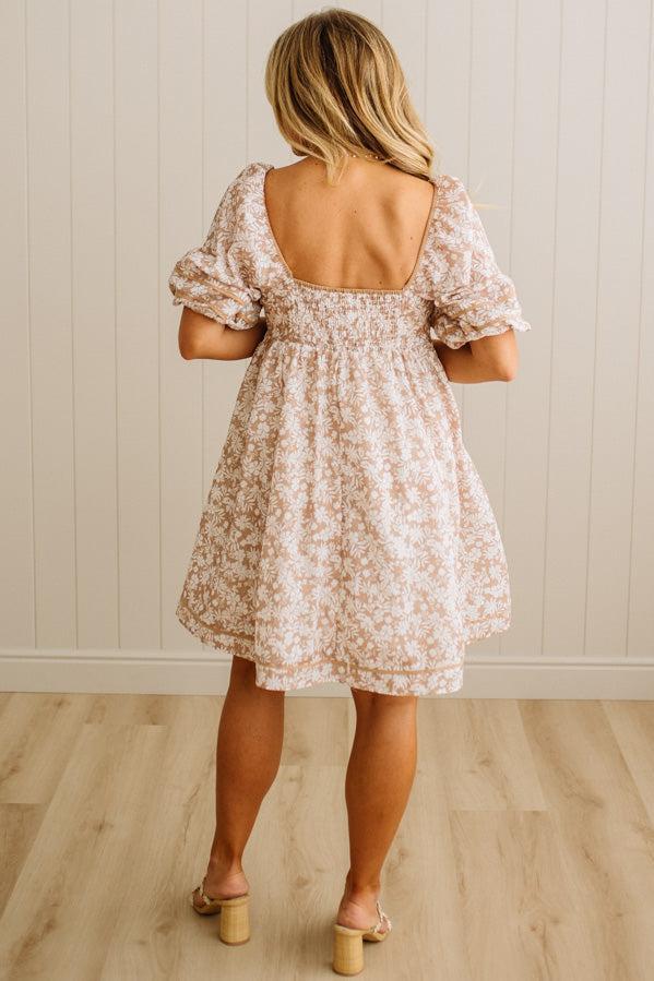 Natalie Square Neck Mini Dress