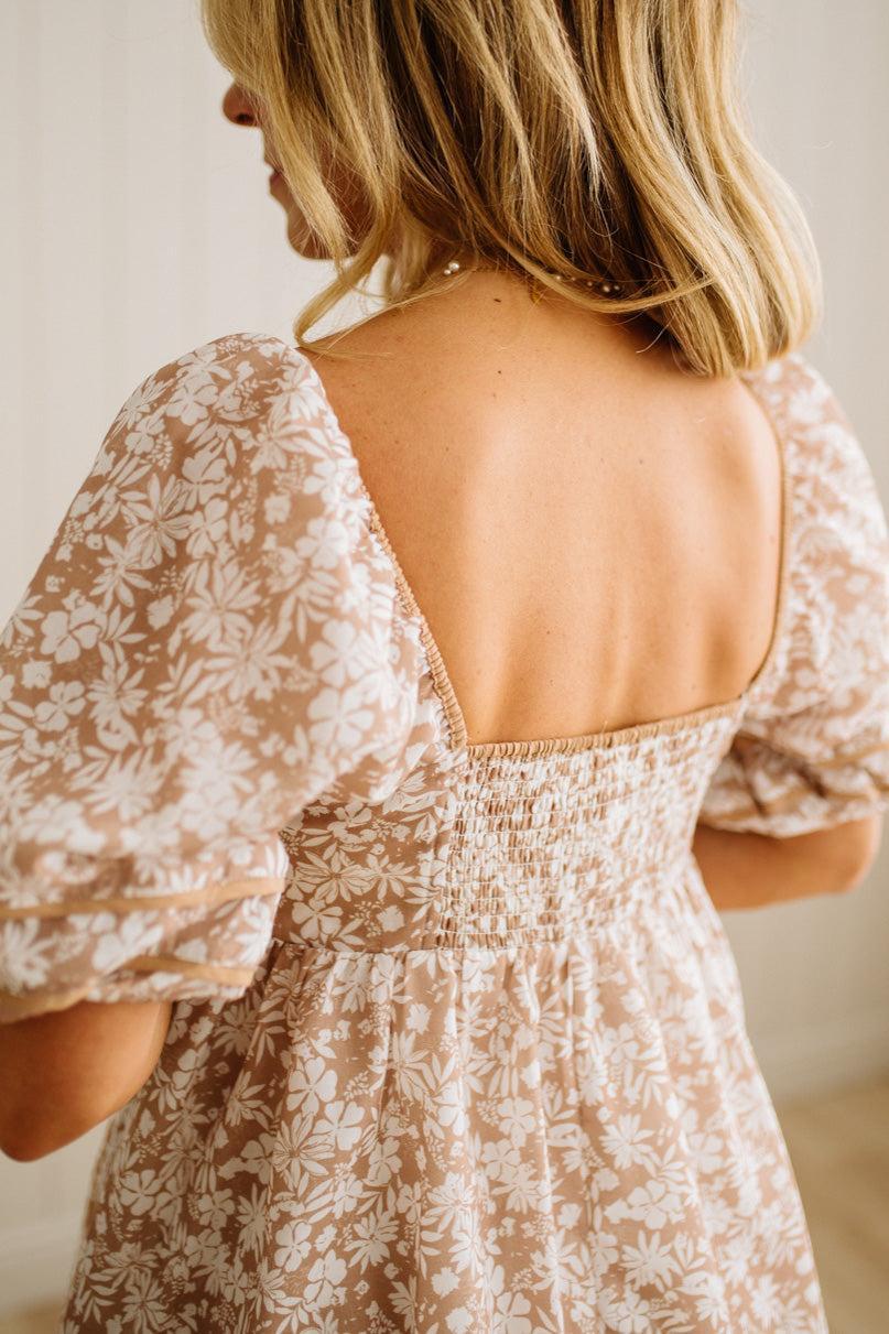 Natalie Square Neck Mini Dress