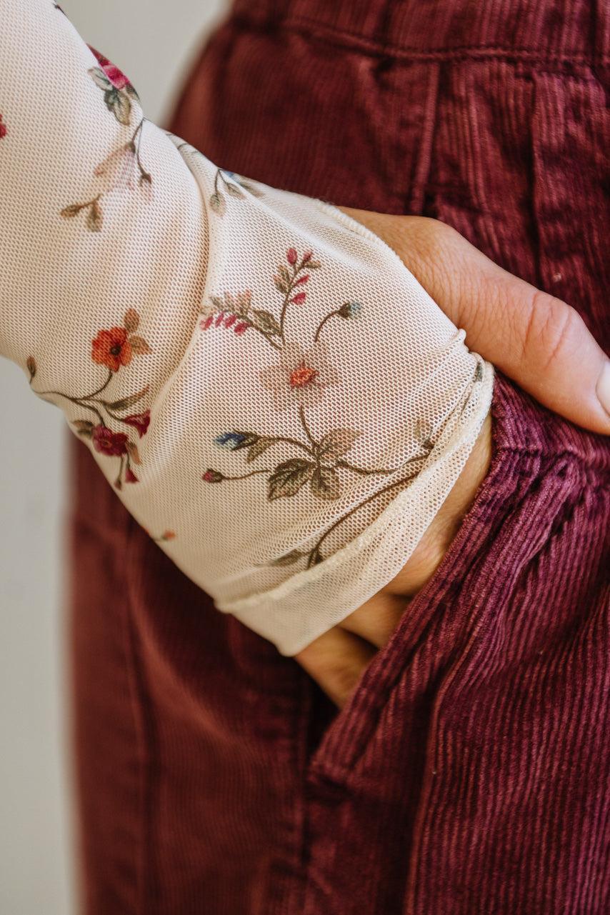 Betty Buttoned Corduroy Pants