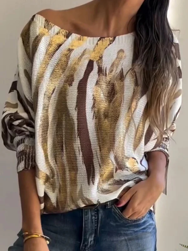 Women Round Neck Casual Top