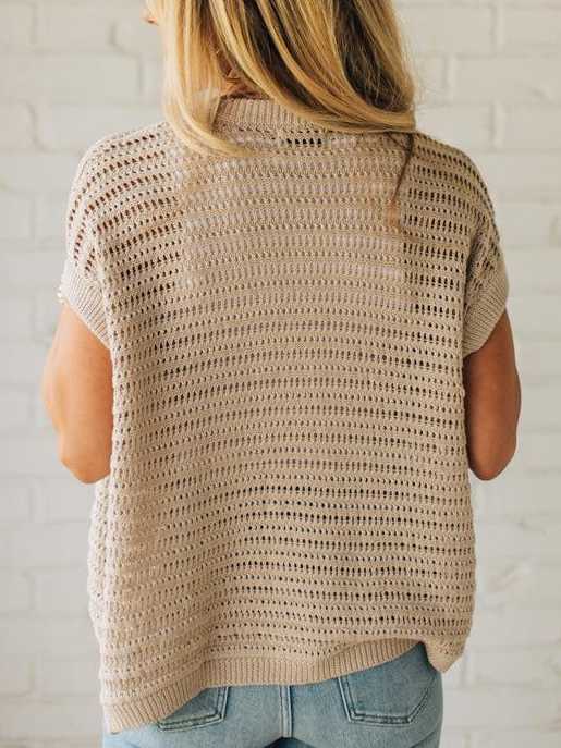 Crochet Open Cardigan