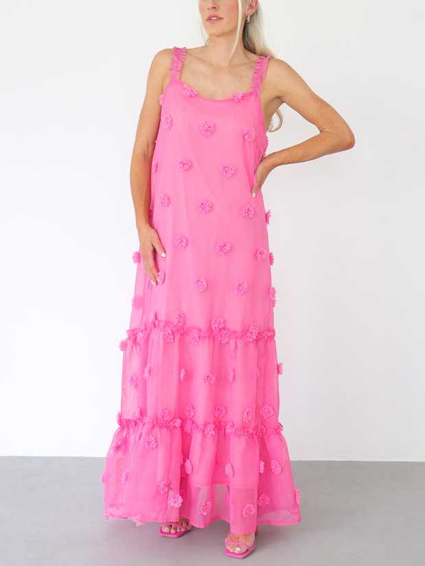 Delicate and Light Layered Maxi Dress