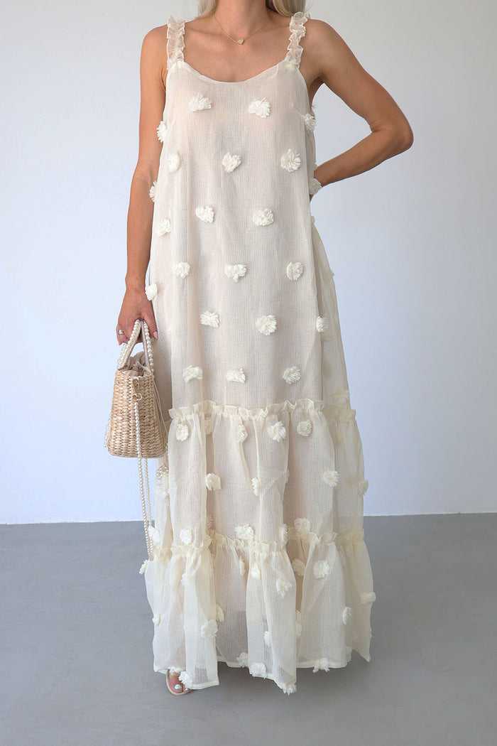 Delicate and Light Layered Maxi Dress