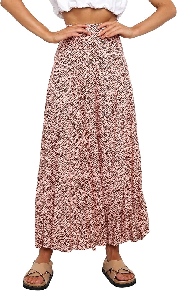 Loose Fit Solid Shoulder Padded Sleeveless Tee + High Waisted Wide Leg Style Pants